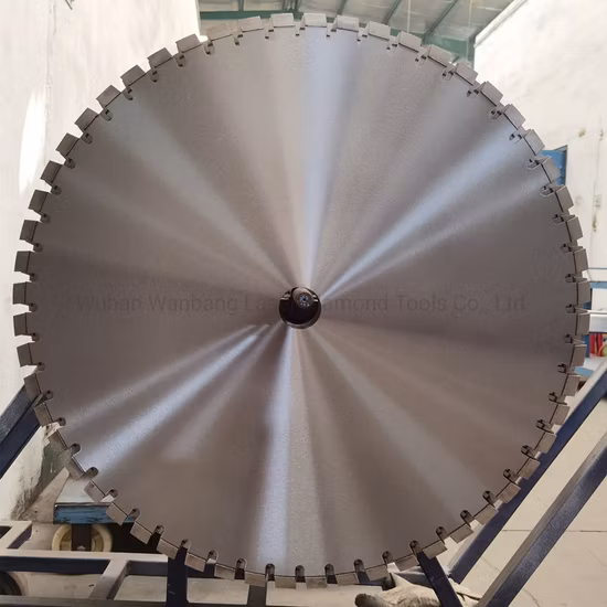 800mm Reinforced Concrete Wall Saw Blade with 17mm Arix Pattern Segments
