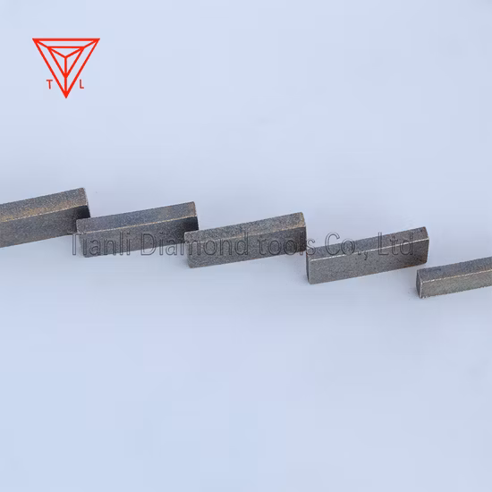 Segmenti di lame diamantate per il taglio di marmo granito